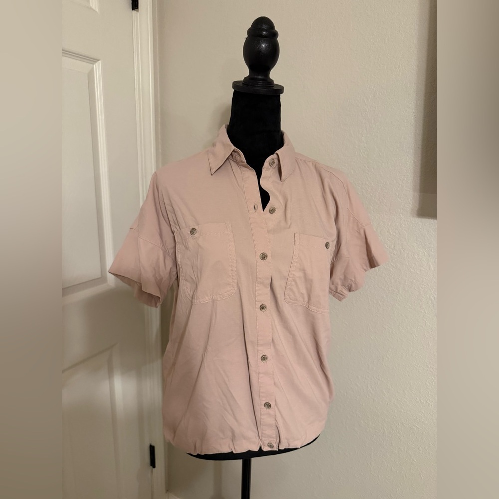 Eddie Bauer Women's Blush Button Down Shirt